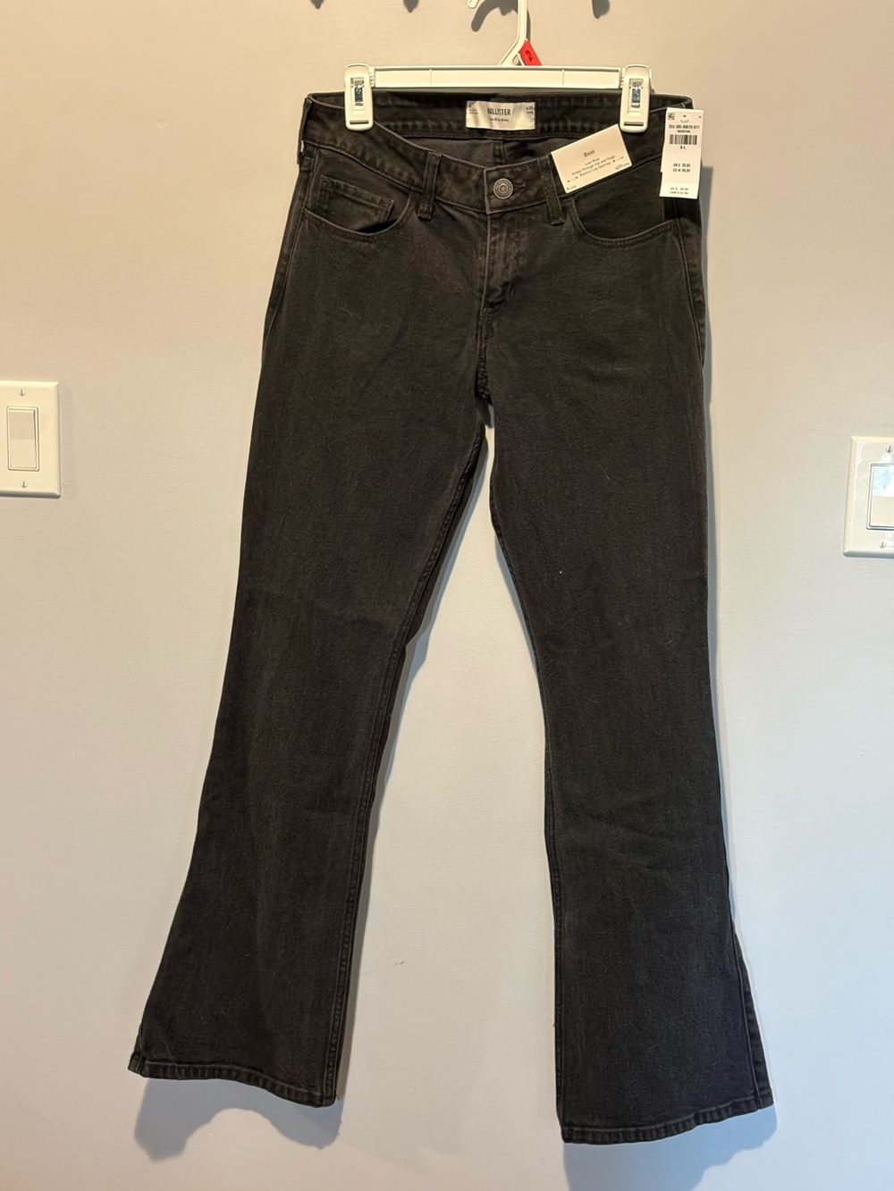 hollister low rise bootcut flare jeans
